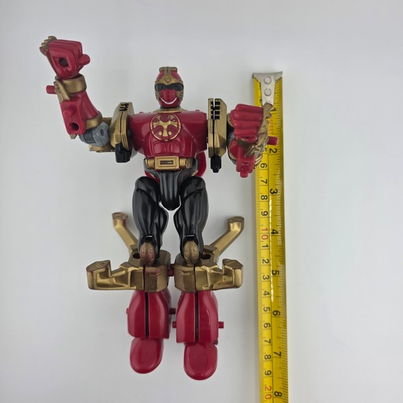 Power Rangers Ninja Storm Crimson Thunder Triple Zord Morphin Figure - Picture 10 of 10